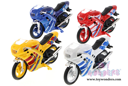 Welly - Action Super Motorcycle (5" plastic model, Asstd.) 99440D