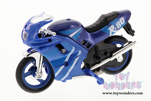 Welly - Action Super Motorcycle (5" plastic model, Asstd.) 99440D