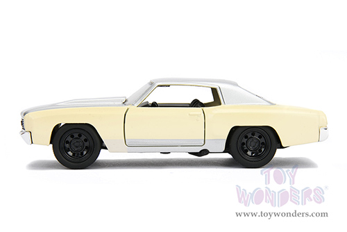 Jada Toys Fast & Furious - Chevrolet® Monte Carlo (1971, 1/32 scale diecast model car, Cream/Silver) 99516