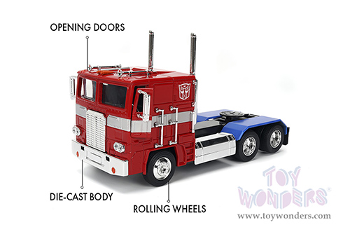 Jada Toys - Hollywood Rides | TRANSFORMERS Optimus Prime® Truck (1/24, die cast model car, Red) 99524/2