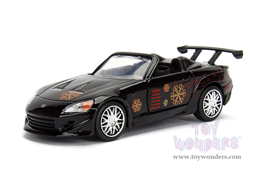 Jada Toys Fast & Furious - Johnny's Honda S2000 Convertible (1/32 scale diecast model car, Black) 99543/24