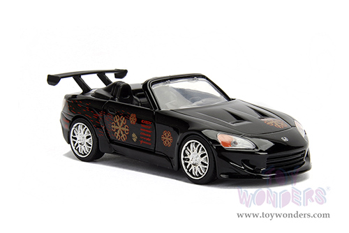 Jada Toys Fast & Furious - Johnny's Honda S2000 Convertible (1/32 scale diecast model car, Black) 99543/24