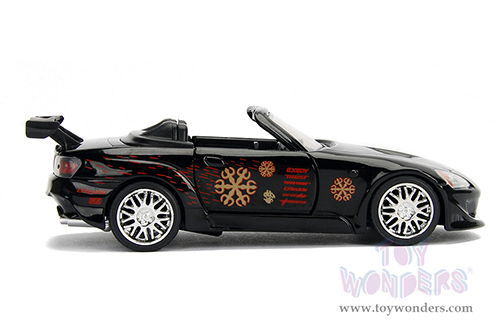 Jada Toys Fast & Furious - Johnny's Honda S2000 Convertible (1/32 scale diecast model car, Black) 99543/24