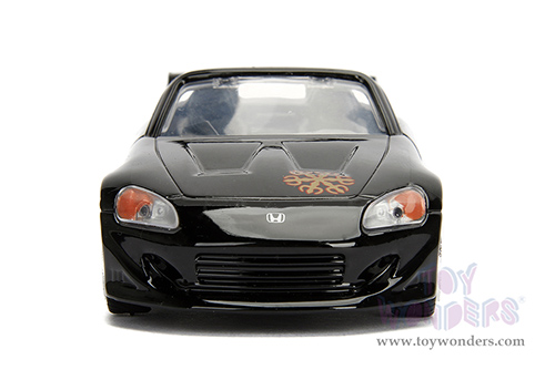 Jada Toys Fast & Furious - Johnny's Honda S2000 Convertible (1/32 scale diecast model car, Black) 99543/24