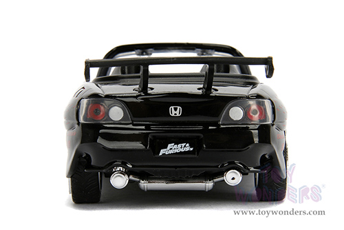 Jada Toys Fast & Furious - Johnny's Honda S2000 Convertible (1/32 scale diecast model car, Black) 99543/24