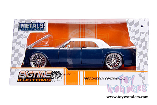 Jada Toys - Metals Die Cast | Lincoln Continental Hardtop (1963, 1/24 scale diecast model car, Asstd.) 99553WA1