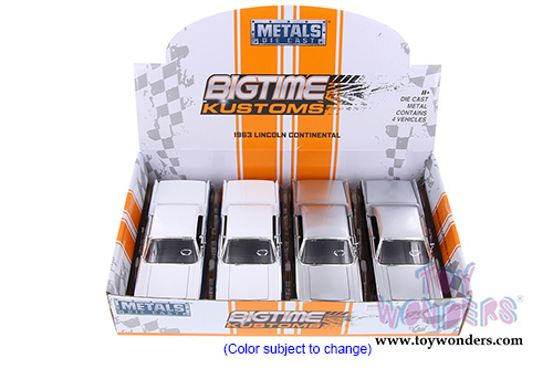 Jada Toys - Metals Die Cast | Lincoln Continental Hard Top (1963, 1/24 scale diecast model car, Asstd.) 99555DP1