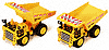 Show product details for Super Dump Truck (5", Yellow) 9968D
