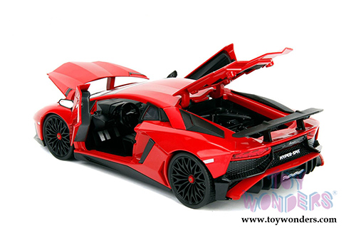 Jada Toys - Metals Die Cast | Hyper-Spec Lamborghini Aventador SV Hard Top (2017, 1/24, diecast model car, Asstd.) 99705WA1