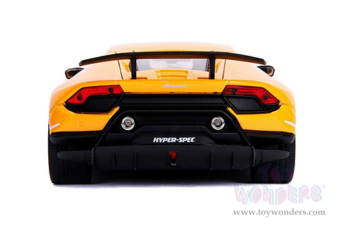 Jada Toys Hyper-Spec - Lamborghini Huracán Perfomante Hardtop (1/24, diecast model car, Yellow) 99707/4