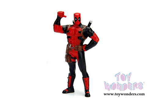 Jada Toys - Metals Die Cast | Taco Truck with Deadpool&trade; Figure (1/24, diecast model car, White/Red) 99730