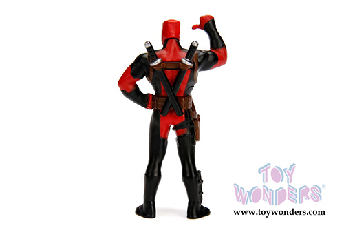 Jada Toys - Metals Die Cast | Taco Truck with Deadpool&trade; Figure (1/24, diecast model car, White/Red) 99730