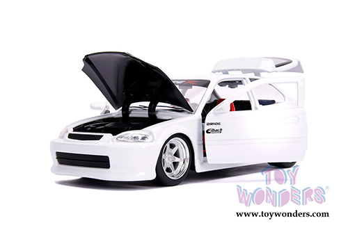 Jada Toys - Metals Die Cast | JDM Tuners&trade; Honda Civic EK Type R (1997, 1/24, diecast model car, Asstd.) 99772DP1