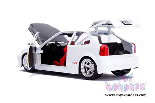 Jada Toys - Metals Die Cast | JDM Tuners&trade; Honda Civic EK Type R (1997, 1/24, diecast model car, Asstd.) 99772DP1