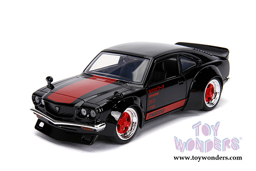 Jada Toys - Metals Die Cast | JDM Tuners&trade; Mazda RX-3 (1974, 1/24, diecast model car, Asstd.) 99775DP1