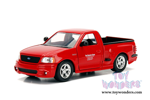 Jada Toys Fast & Furious - Brian's Ford F-150 SVT Lightning Pickup Truck (1/24 scale diecast model car, Red) 99796