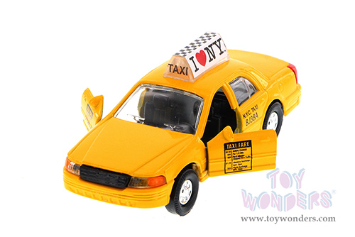 Showcasts® Collectibles - I Love New York Modern Taxi Cab (5", Yellow) 9989W-ILNY