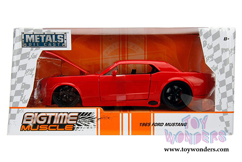 Jada Toys - Metals Die Cast | Big Time Muscle Ford Mustang GT Hardtop (1965, 1/24 scale diecast model car, Asstd.) 99967WA1