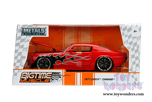 Jada Toys - Metals Die Cast | Bigtime Muscle Chevy&reg; Camaro&reg; Hard Top (1971, 1/24 scale diecast model car, Asstd.) 99969WA1