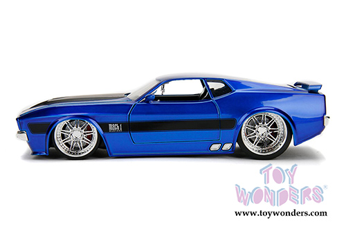 Jada Toys - Metals Die Cast | Big Time Muscle Ford Mustang Mach 1 Hard Top (1973, 1/24 scale diecast model car, Asstd.) 99971WA1