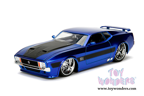Jada Toys - Metals Die Cast | Big Time Muscle Ford Mustang Mach 1 Hardtop (1973, 1/24 scale diecast model car, Asstd.) 99978DP1