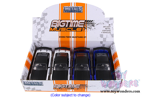 Jada Toys - Metals Die Cast | Big Time Muscle Ford Mustang GT Hardtop (2006, 1/24 scale diecast model car, Asstd.) 99979DP1