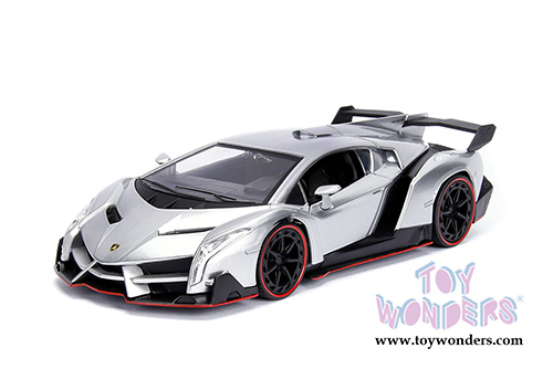 Jada Toys - Metals Die Cast | Hyper-Spec Lamborghini Veneno Hardtop (2017, 1/24, diecast model car, Asstd.) 99997DP1