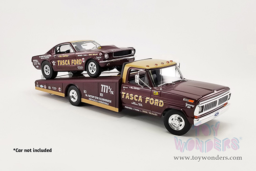 Acme - Ford F-350 Ramp Truck - Tasca Ford (1970, 1/18 scale diecast model car, Burgundy/Gold) A1801415