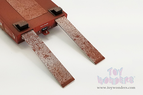 Acme - Ford F-350 Ramp Truck - Porkchop's Chop Shop (Rusted) (1970, 1/18 scale diecast model car, Sports Red Primer) A1801416