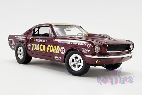 Acme - Ford Mustang A/FX Bill Lawton - Tasca Ford (1965, 1/18 scale diecast model car, Chocolate Brown) A1801839