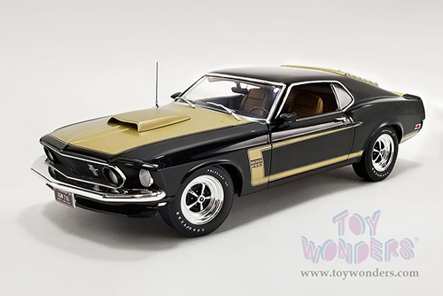 Acme - Ford Mustang  Boss 429 Semon "Bunkie" Knudson's Prototype (1969, 1/18 scale diecast model car, Black/Gold) A1801844