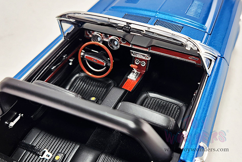 Acme - Shelby GT500 Convertible (1968, 1/18 scale diecast model car, Acapulco Blue) A1801848