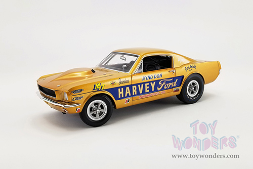 Acme - Ford Mustang A/FX "Harvey Ford" - Dyno Don (1965, 1/18 scale diecast model car, Gold) A1801851