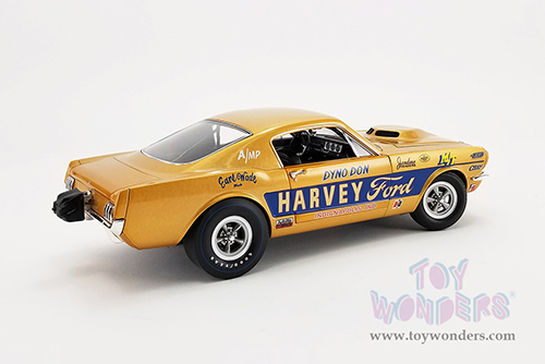 Acme - Ford Mustang A/FX "Harvey Ford" - Dyno Don (1965, 1/18 scale diecast model car, Gold) A1801851