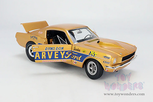 Acme - Ford Mustang A/FX "Harvey Ford" - Dyno Don (1965, 1/18 scale diecast model car, Gold) A1801851