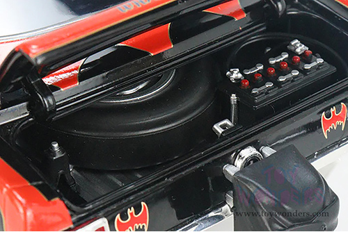 Acme - Ford Mustang A/FX Rice & Holman - BatCar 1966 Summer Nationals NHRA Champion (1965, 1/18 scale diecast model car, Black with Red stripes) A1801852