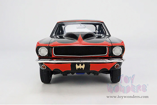 Acme - Ford Mustang A/FX Rice & Holman - BatCar 1966 Summer Nationals NHRA Champion (1965, 1/18 scale diecast model car, Black with Red stripes) A1801852