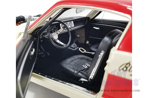 Acme - Ford Mustang A/FX "Holman Moody" (1965, 1/18 scale diecast model car, Red/Cream) A1801855