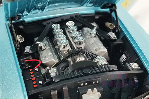 Acme Drag Outlaws - Ford Mustang BOSS 429 Gasser "The Malco Gasser" (1969, 1/18 scale diecast model car, Light Blue) A1801858