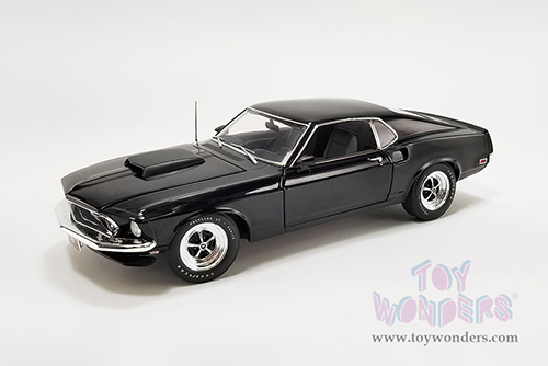 Acme Drag Outlaws - Ford Mustang BOSS 429 Gasser "Job #1: First Boss 429 Ever Built" (1969, 1/18 scale diecast model car, Black) A1801859