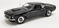 Show product details for Acme Drag Outlaws - Ford Mustang BOSS 429 Gasser "Job #1: First Boss 429 Ever Built" (1969, 1/18 scale diecast model car, Black) A1801859