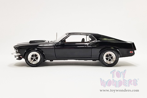 Acme Drag Outlaws - Ford Mustang BOSS 429 Gasser "Job #1: First Boss 429 Ever Built" (1969, 1/18 scale diecast model car, Black) A1801859