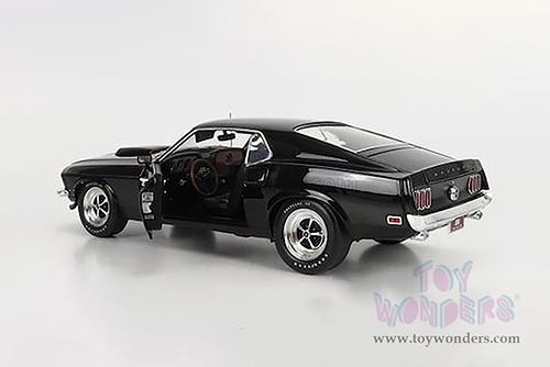 Acme Drag Outlaws - Ford Mustang BOSS 429 Gasser "Job #1: First Boss 429 Ever Built" (1969, 1/18 scale diecast model car, Black) A1801859