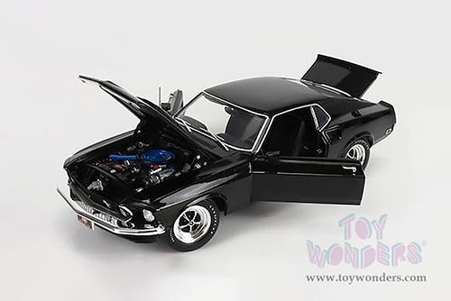 Acme Drag Outlaws - Ford Mustang BOSS 429 Gasser "Job #1: First Boss 429 Ever Built" (1969, 1/18 scale diecast model car, Black) A1801859
