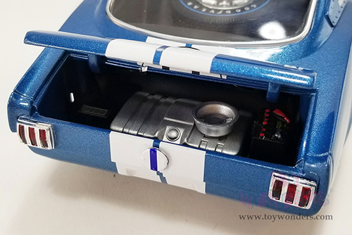 Acme - Shelby G.T. 350R #11B Mark Donahue "Dockery Ford" (1965, 1/18 scale diecast model car, Blue/White stripes) A1801864