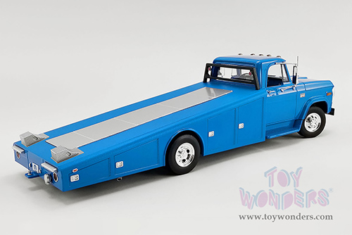 Acme - Dodge D-300 Ramp Truck (1970, 1/18 scale diecast model car, Corporate Blue) A1801905