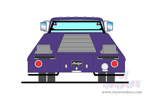 Acme - Dodge D-300 Ramp Truck (1970, 1/18 scale diecast model car, Plum Crazy) A1801913