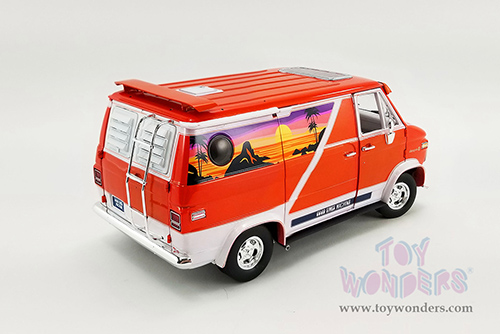 Acme - Chevrolet® G-Series Van - Good Times Machine (1976, 1/18 scale diecast model car, Orange) A1802100