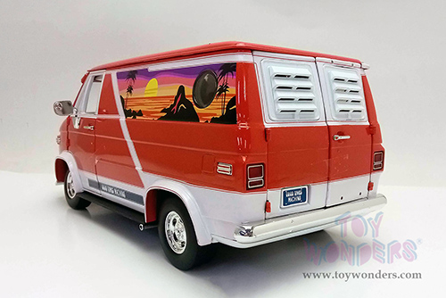 Acme - Chevrolet® G-Series Van - Good Times Machine (1976, 1/18 scale diecast model car, Orange) A1802100