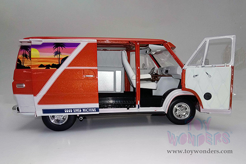 Acme - Chevrolet® G-Series Van - Good Times Machine (1976, 1/18 scale diecast model car, Orange) A1802100